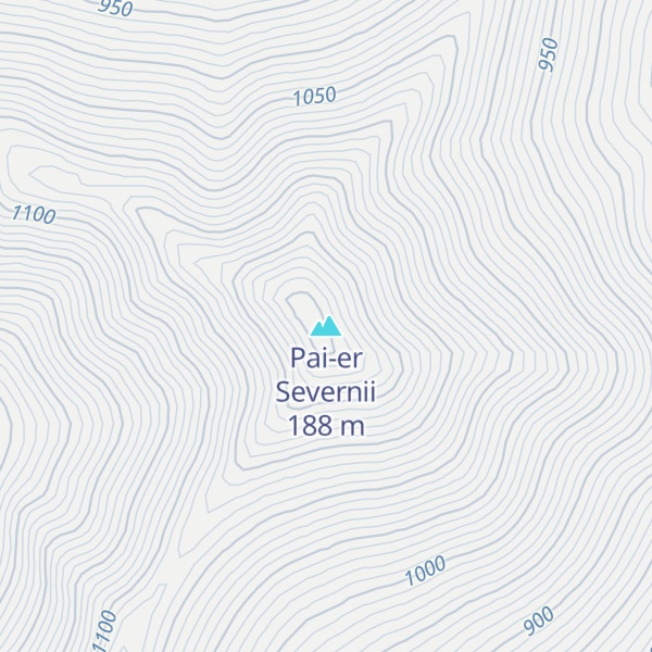Map of Pai-er Severnii