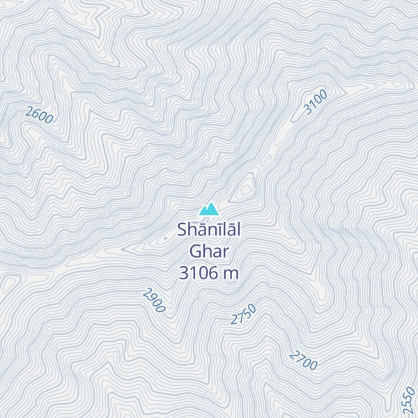 Map of Shānīlāl Ghar