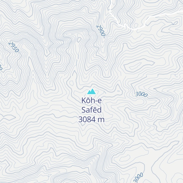 Map of Kōh-e Safēd