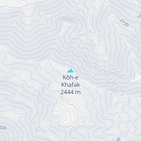 Map of Kōh-e Khafak