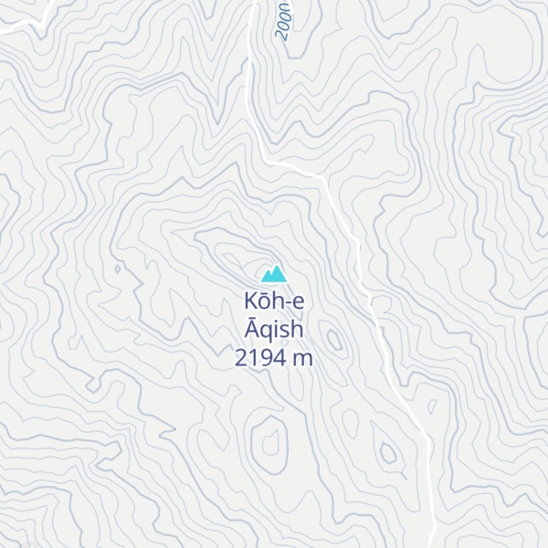 Map of Kōh-e Āqish