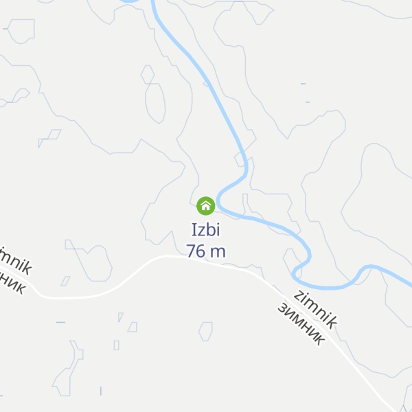 Map of Izbi