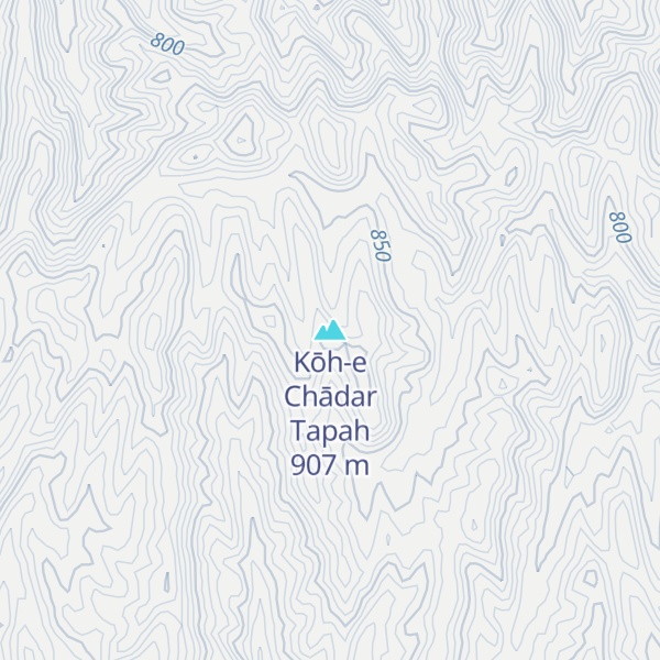 Map of Kōh-e Chādar Tapah