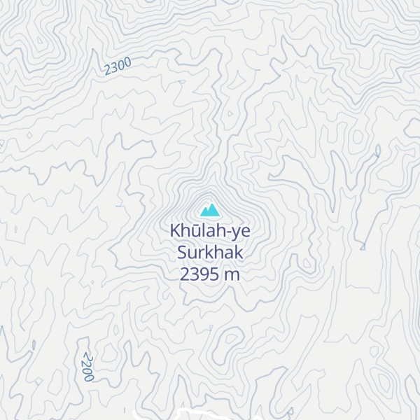 Map of Khūlah-ye Surkhak