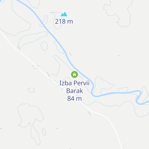 Map of Izba Pervii Barak