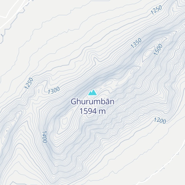 Map of Ghurumbān