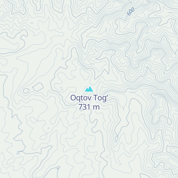 Map of Oqtov Tog‘