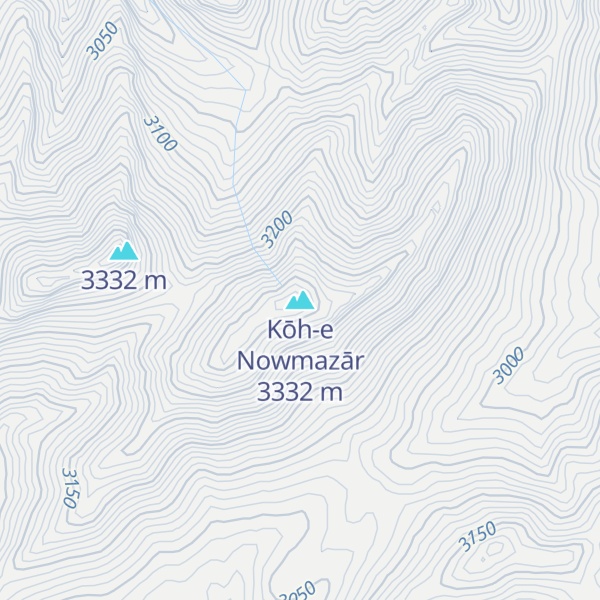 Map of Kōh-e Nowmazār