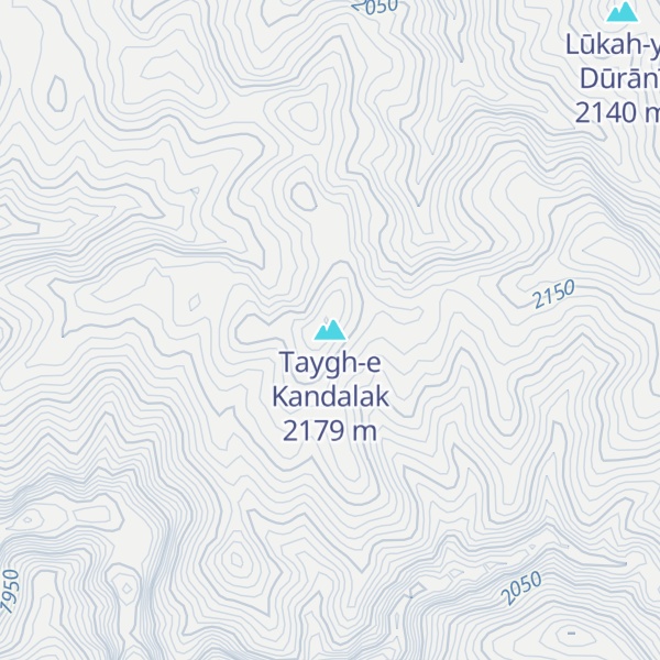 Map of Taygh-e Kandalak