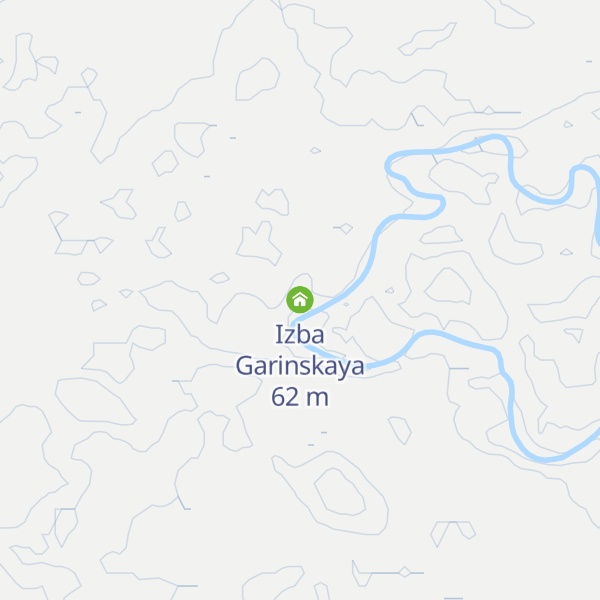 Map of Izba Garinskaya