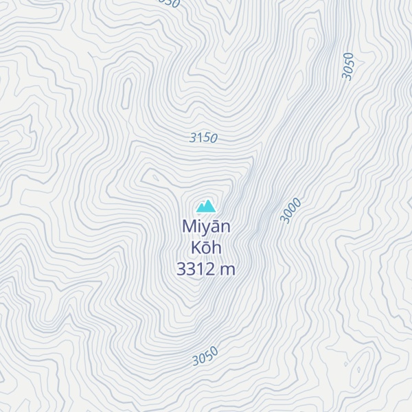 Map of Miyān Kōh