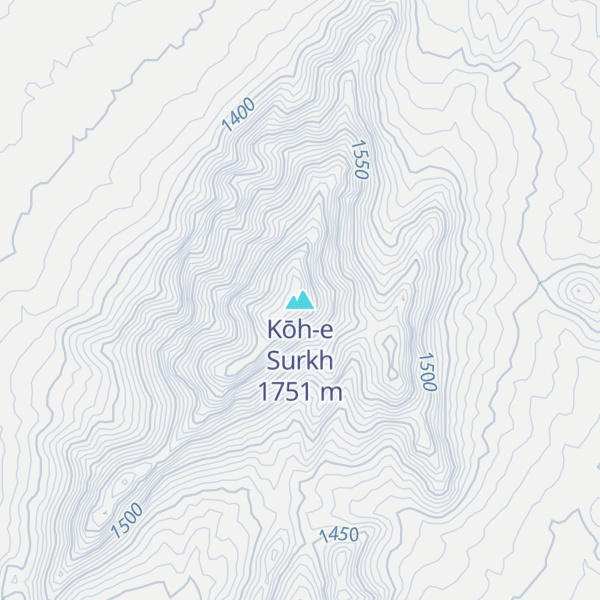 Map of Kōh-e Surkh