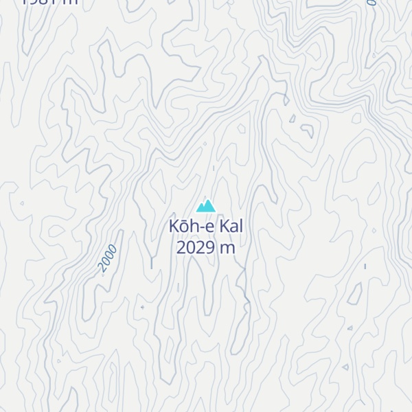 Map of Kōh-e Kal
