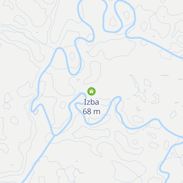 Map of Izba