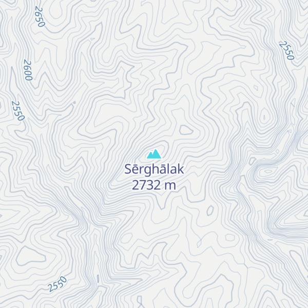Map of Sērghālak