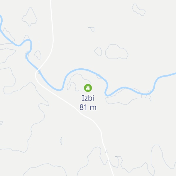 Map of Izbi