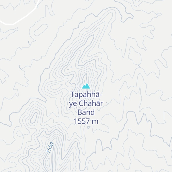 Map of Tapahhā-ye Chahār Band