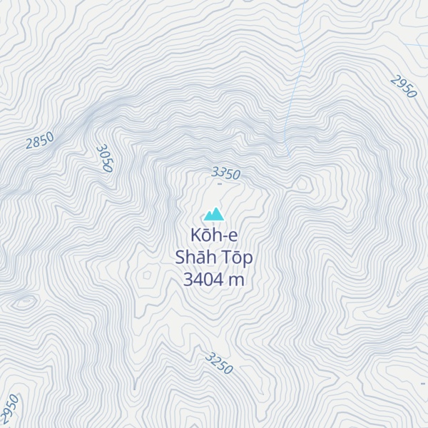 Map of Kōh-e Shāh Tōp