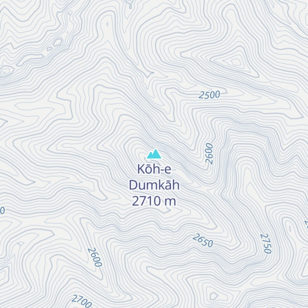 Map of Kōh-e Dumkāh