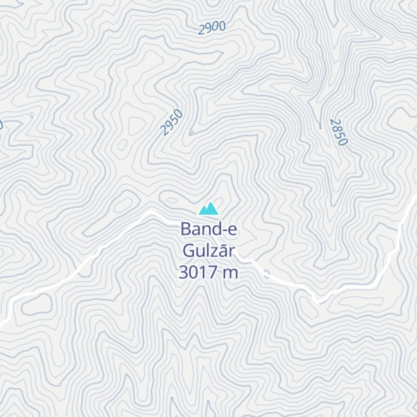 Map of Band-e Gulzār