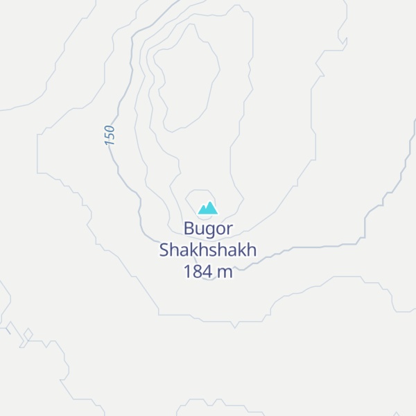 Map of Bugor Shakhshakh
