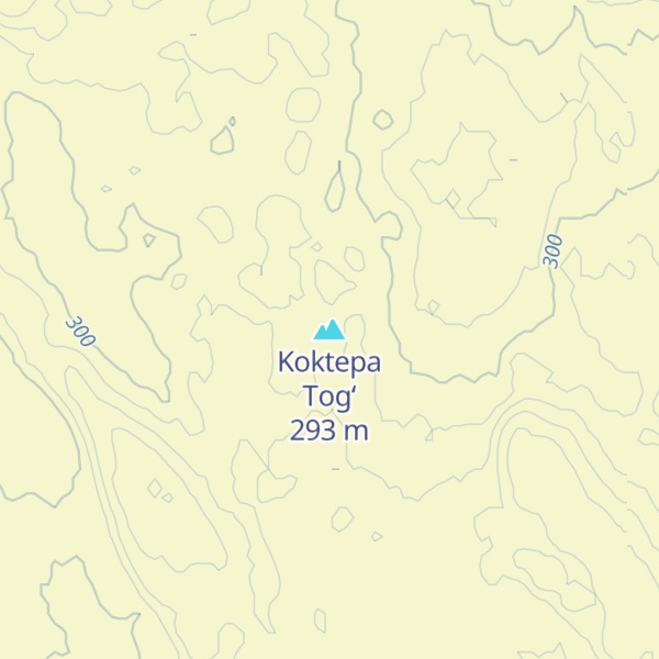 Map of Koktepa Tog‘