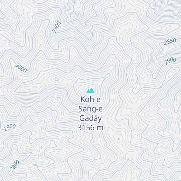 Map of Kōh-e Sang-e Gadāy
