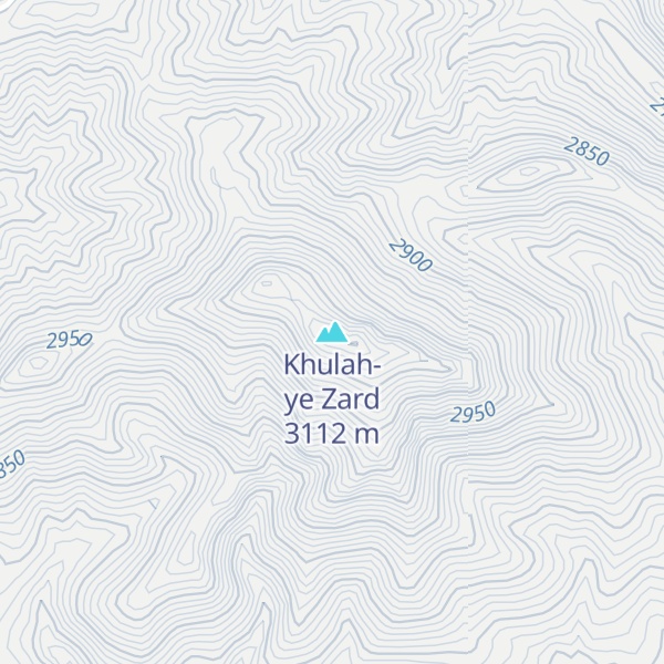 Map of Khulah-ye Zard