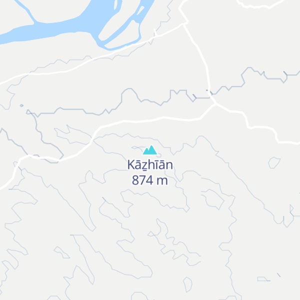 Map of Kāẕhīān