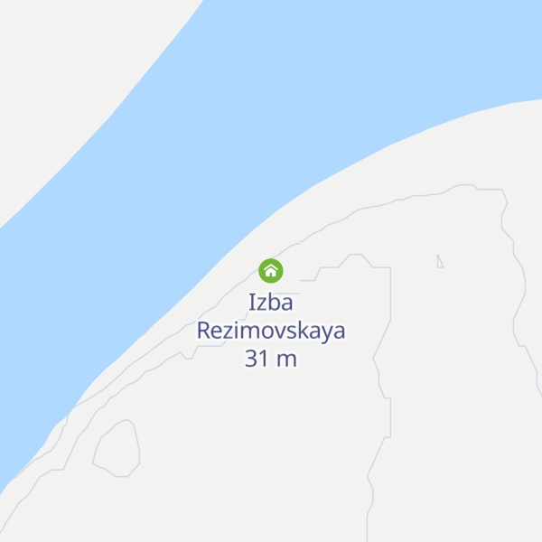 Map of Izba Rezimovskaya