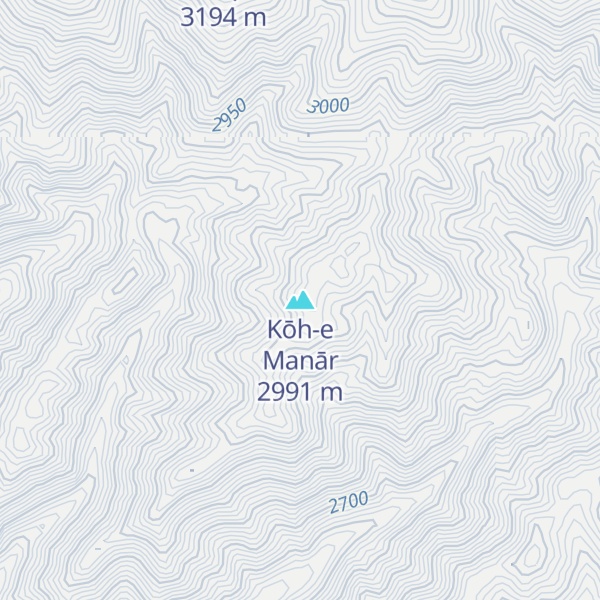 Map of Kōh-e Manār
