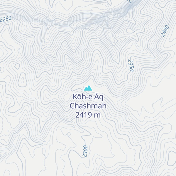 Map of Kōh-e Āq Chashmah