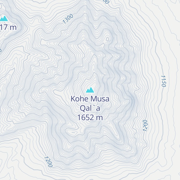 Map of Kohe Musa Qal`a