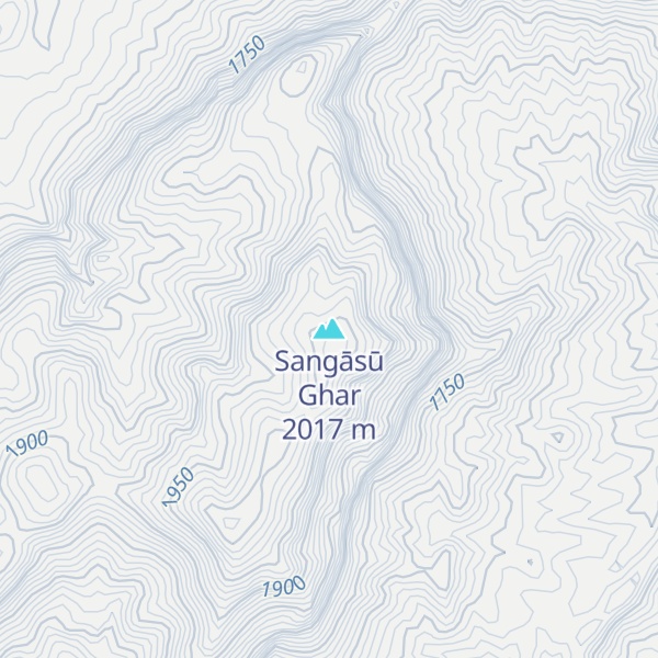 Map of Sangāsū Ghar