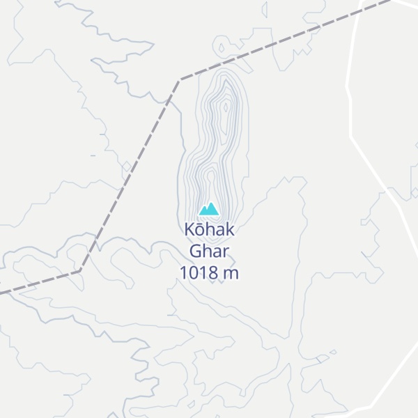 Map of Kōhak Ghar