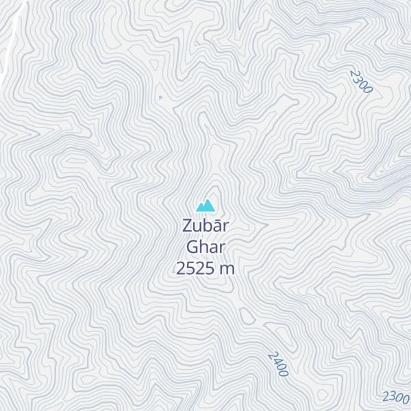 Map of Zubār Ghar