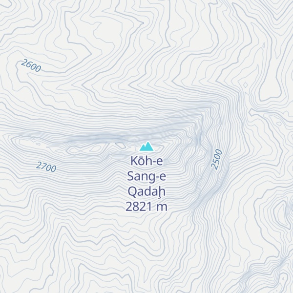 Map of Kōh-e Sang-e Qadaḩ