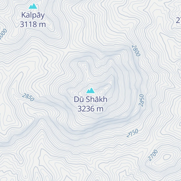 Map of Dū Shākh