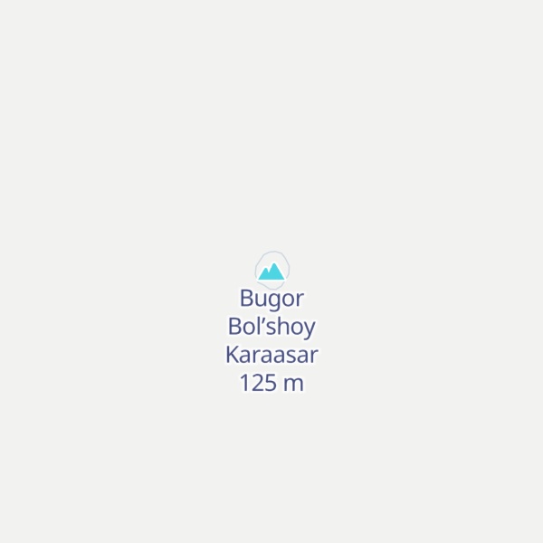 Map of Bugor Bol’shoy Karaasar