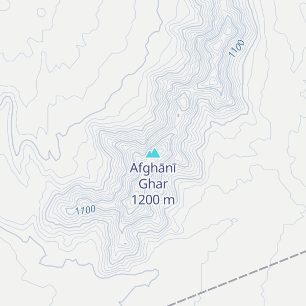 Map of Afghānī Ghar