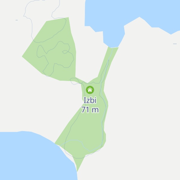Map of Izbi
