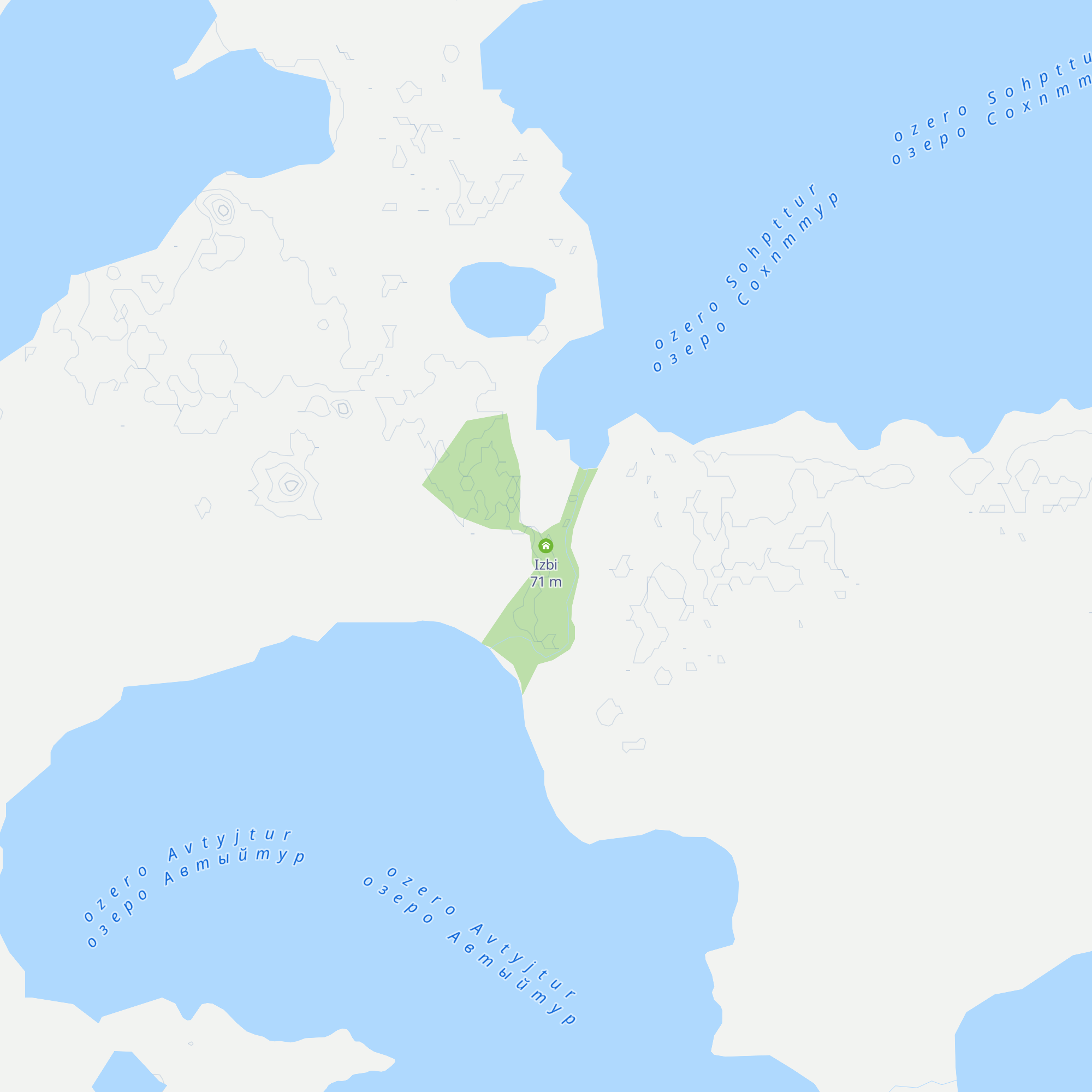 Izbi map