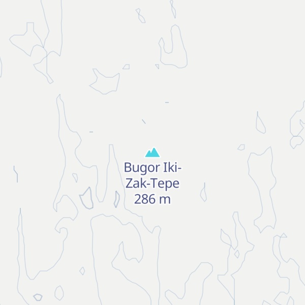 Map of Bugor Iki-Zak-Tepe