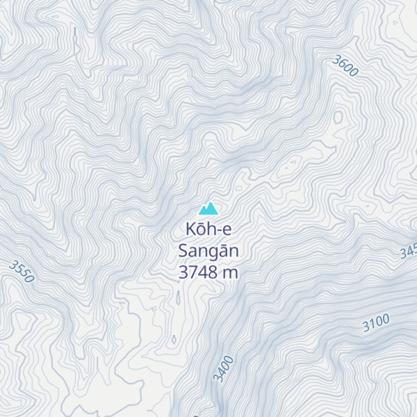 Map of Kōh-e Sangān