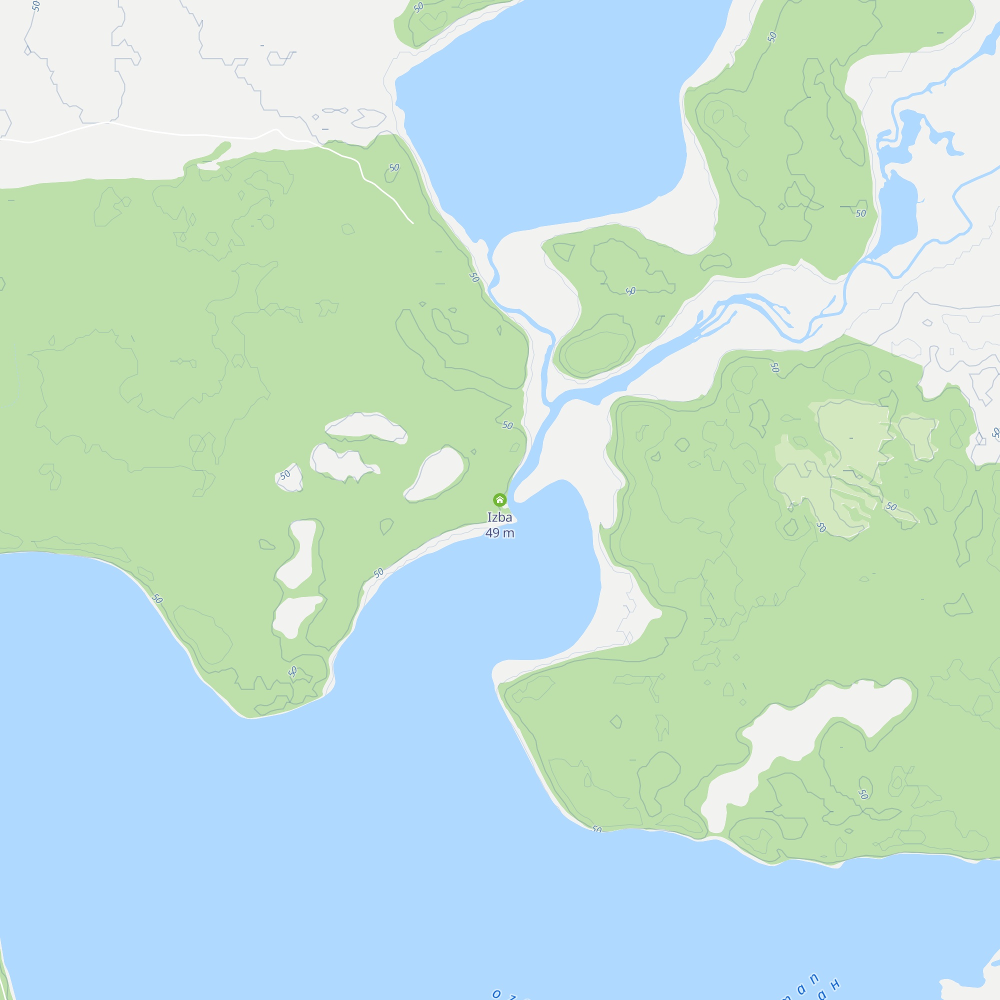 Izba map