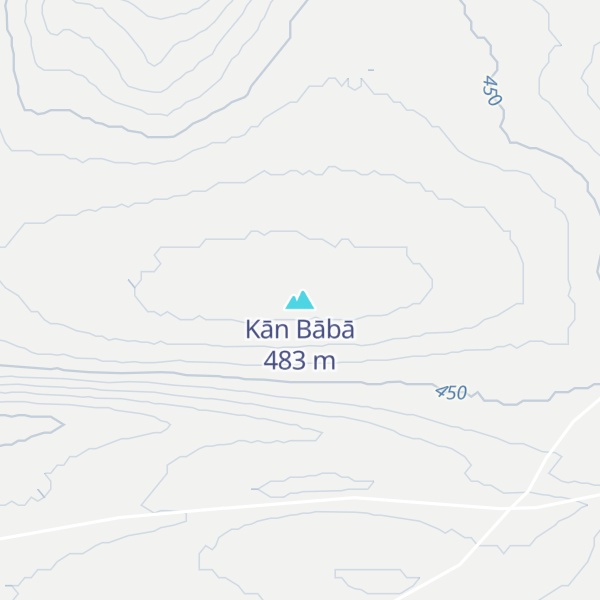Map of Kān Bābā
