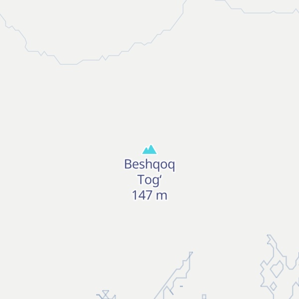 Map of Beshqoq Tog‘