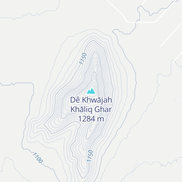 Map of Dê Khwājah Khāliq Ghar