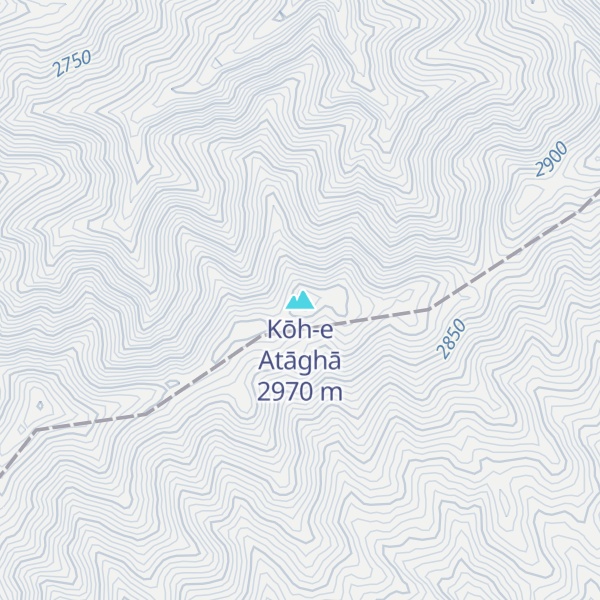 Map of Kōh-e Atāghā