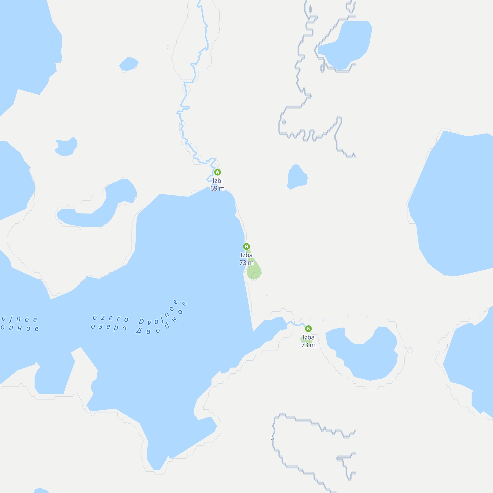 Izba map
